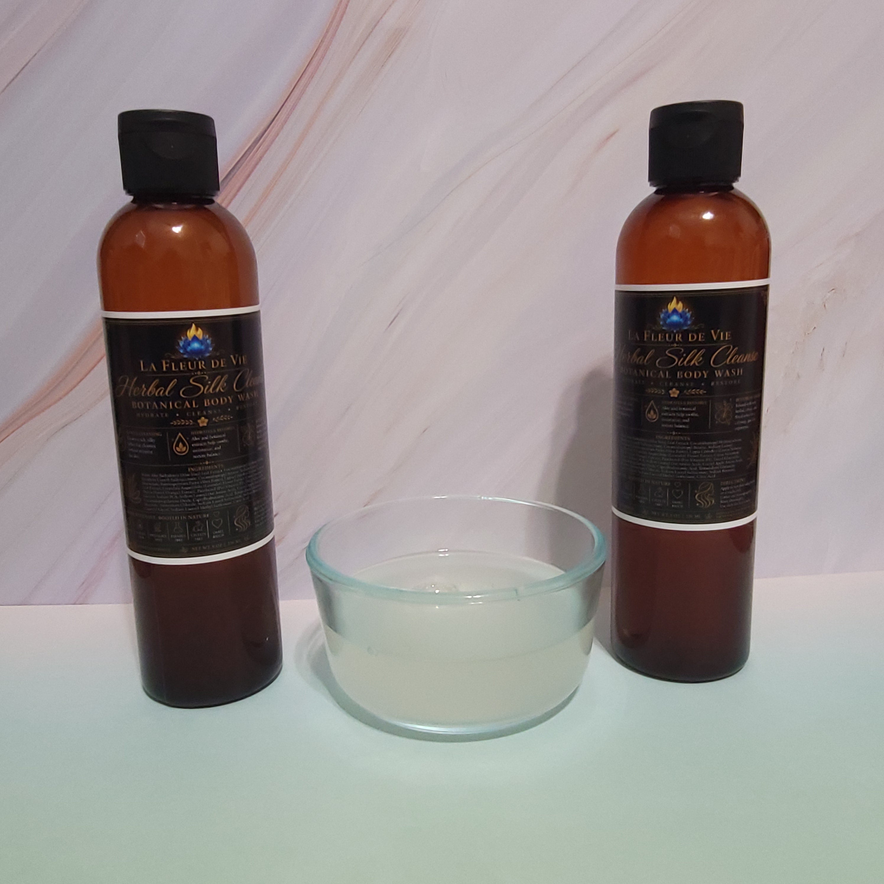 Herbal Silk Cleanse — Botanical Body Wash (8 oz)